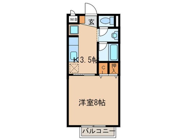 サープラスワン三ツ井の物件間取画像